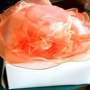 New inbox Giovannio Florence New York tangerine summer elegant hat